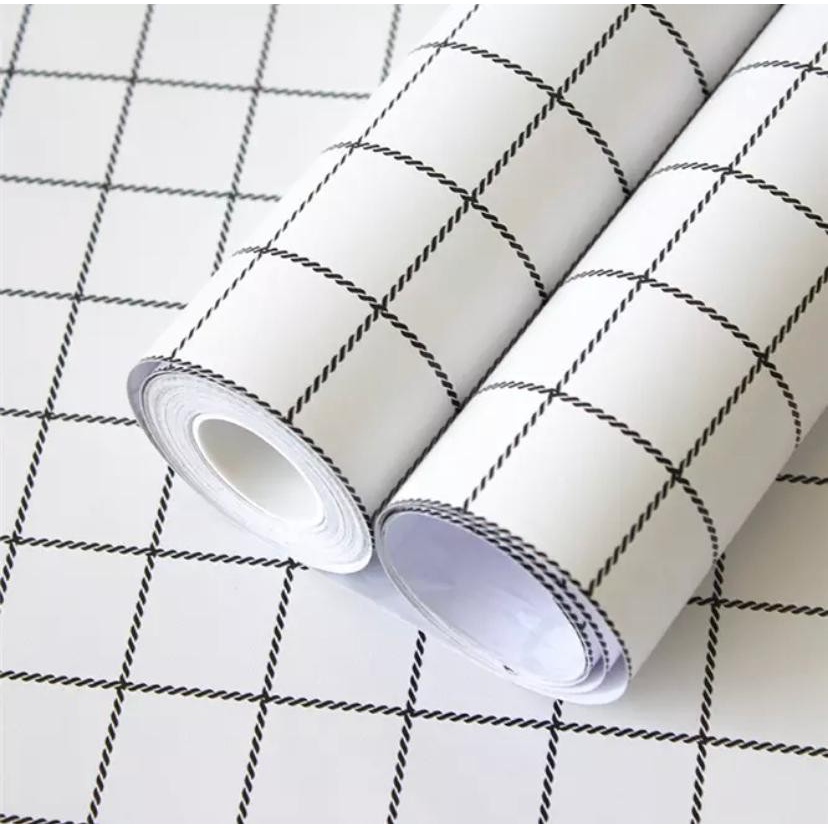 WALLPAPPER STIKER DINDING KOTAK JEPANG PUTIH AESTETICH TERBARU MURAH