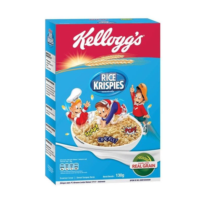 KELLOG RICE CRISPY 130gr Rice krispi lonjong rice cracker