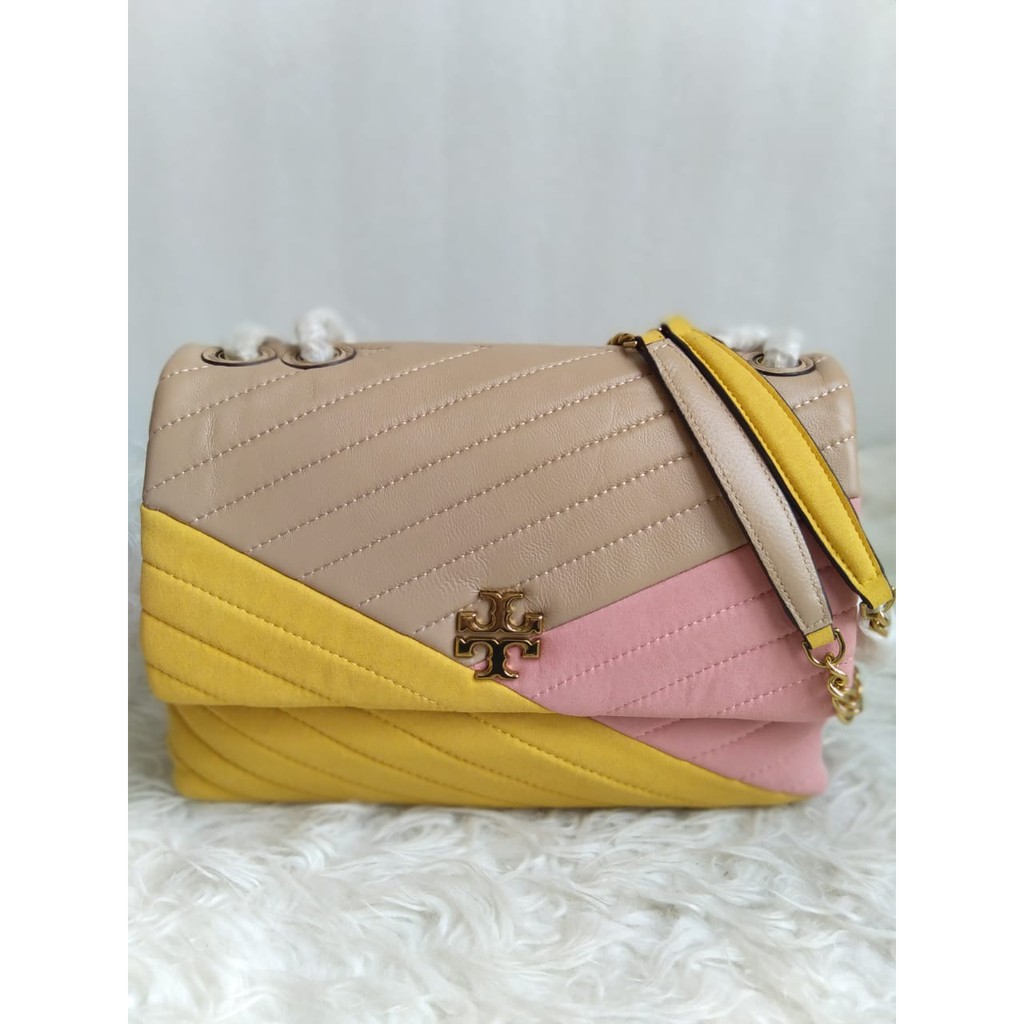 Tas Wanita Tory Burch Kira Chevron Convertible Shoulder Bag Original