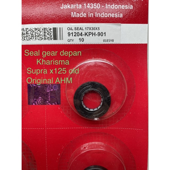 seal gear depan kharisma,supra x125 old