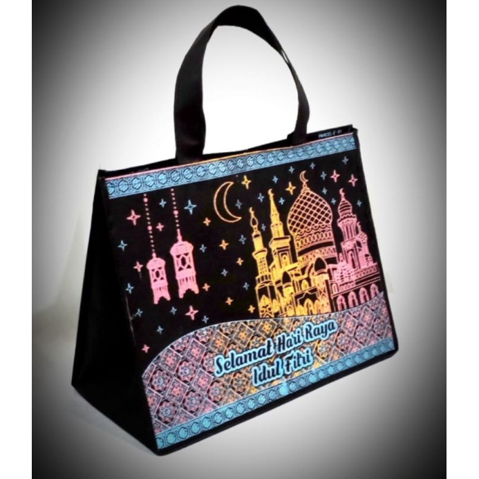 goodie bag tas lebaran idul Fitri model LANDSCAPE READY STOCK