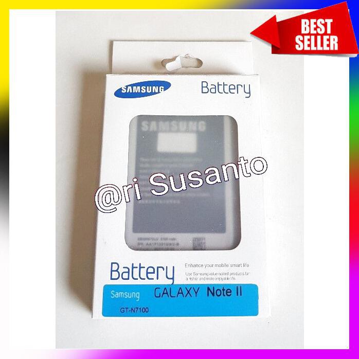 ACC HP BATERAI SAMSUNG GALAXY NOTE 2 GT N7100 ORIGINAL KIRIM TEPAT WAKTU