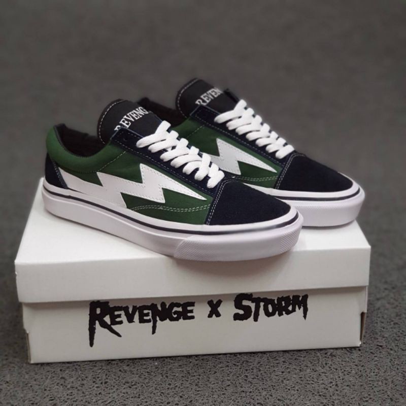 Sepatu Revenge x storm clasic hijau hitam 39-43 Grade Original