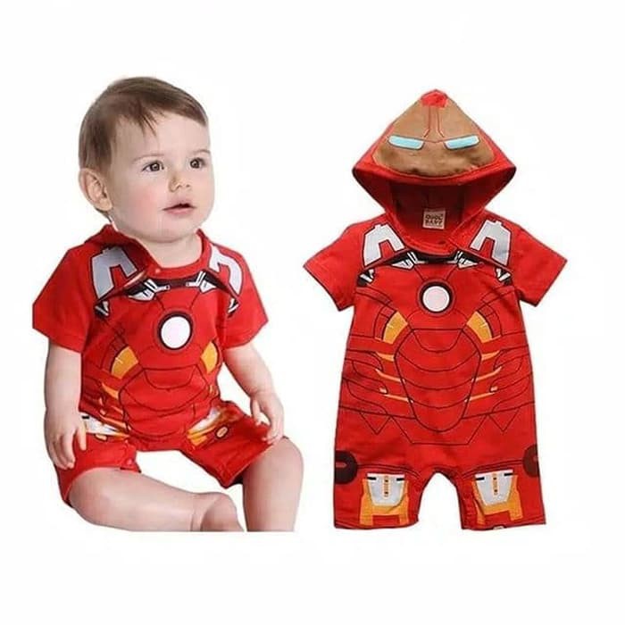 BAJU IRONMAN . BAJU IRON MAN. BAJU ANAK IRON MAN. BAJU ANAK MARVEL. BAJU SUPERHERO ANAK. BAJU BAYI