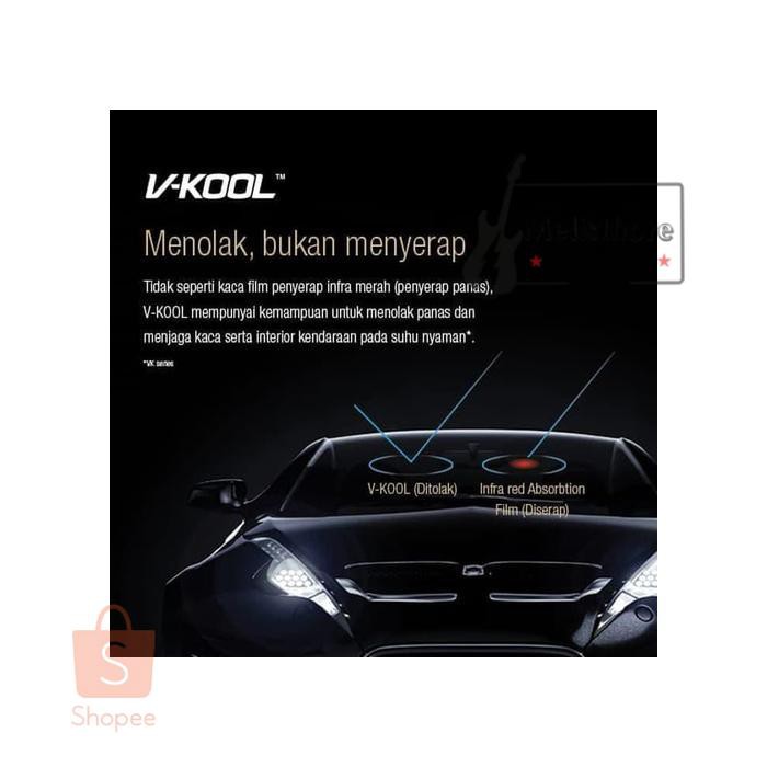 KACA FILM MOBIL KCM2F1237 VKOOL WULING CORTEZ FULLBODY + SUNROOF VK 40 VIP VIP VIP