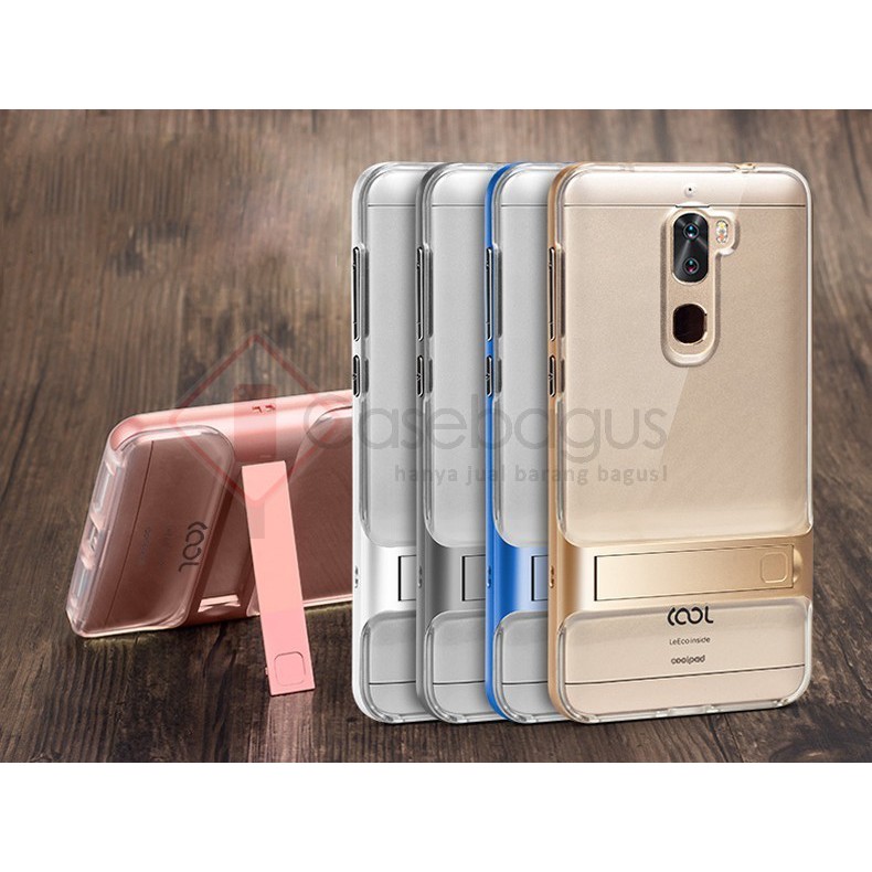 Coolpad Cool Dual R116 - 2in1 Transparent Hybrid Armor Hard Soft Case