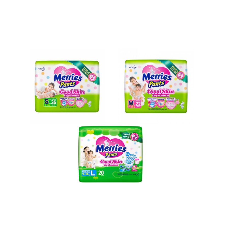Marries Pants Good Skin/Popok Bayi/Pempes Bayi/Popok Bayi