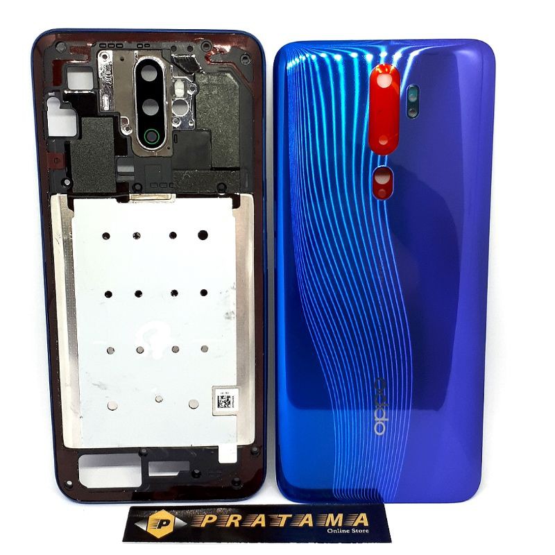 BACDOOR BACK CASING OPPO A9 2020  /A5 2020 FULSETT ORIGINAL HOUSING OPPO A9 2020 BIRU