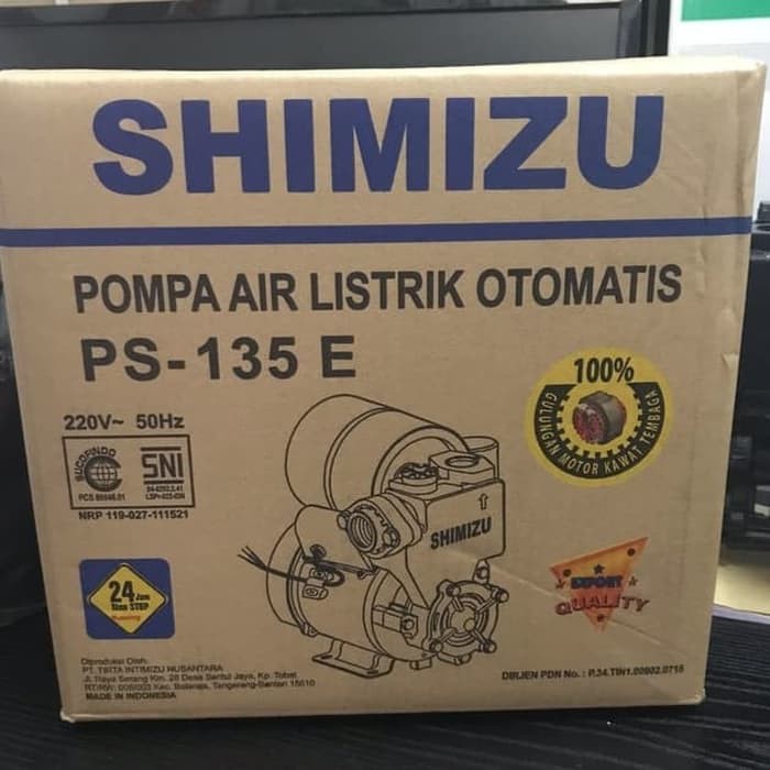 SHIMIZU Pompa Air Otomatis PS135E / Shimitsu Pompa Otomatis PS-135E / Shimisu Pompa Air 135