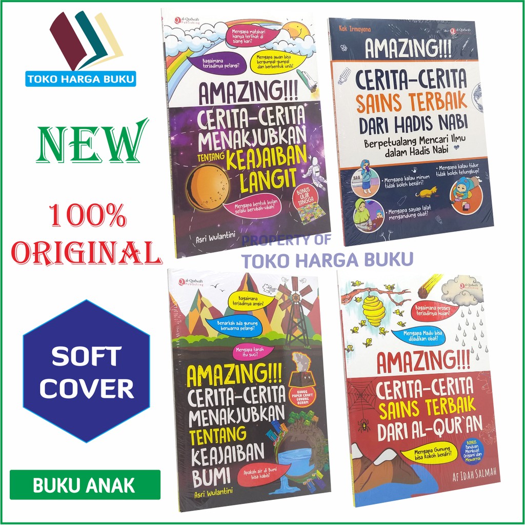 Paket 4 Buku Amazing Cerita-cerita Sains Terbaik dan Menakjubkan - ZYD