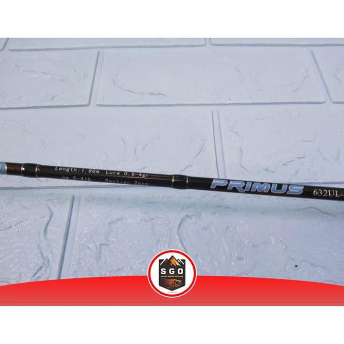 TERMURAH Joran UltraLight Orca Primus 632UL 190 Cm Line 2-4 Lbs Fishing Rod