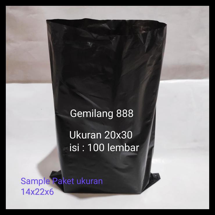

Hd Packing Hitam Uk 20X30 (50Bks), Plastik Packing / Bungkus Paket