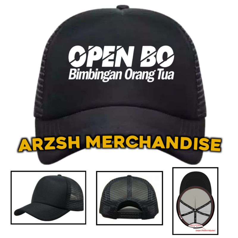 Topo Open BO - Topi Trucker Jaring Open BO