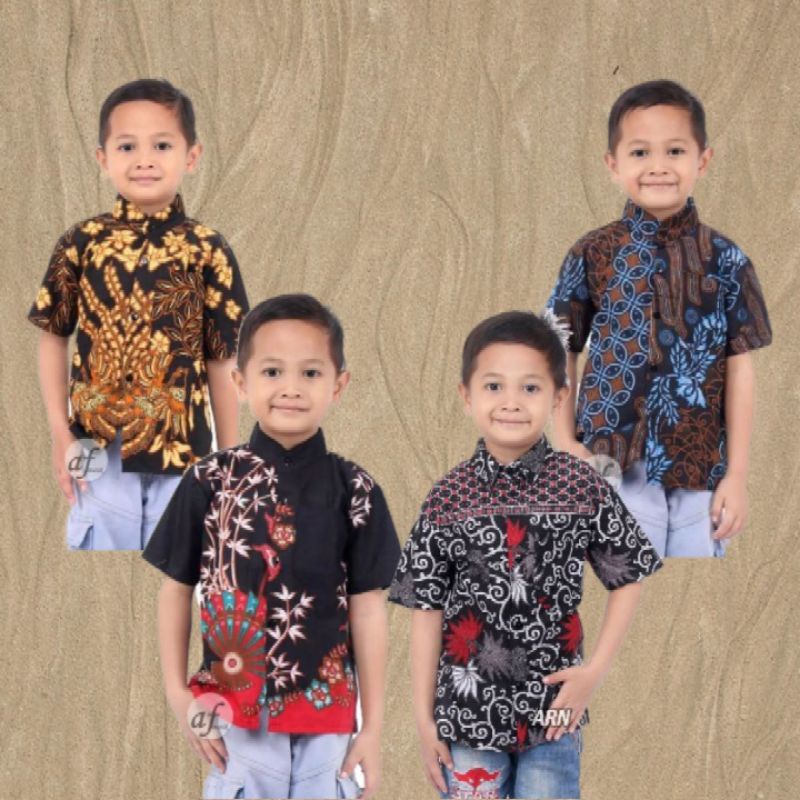 BAJU BATIK ANAK PRIA KEMEJA BATIK ANAK COWOK