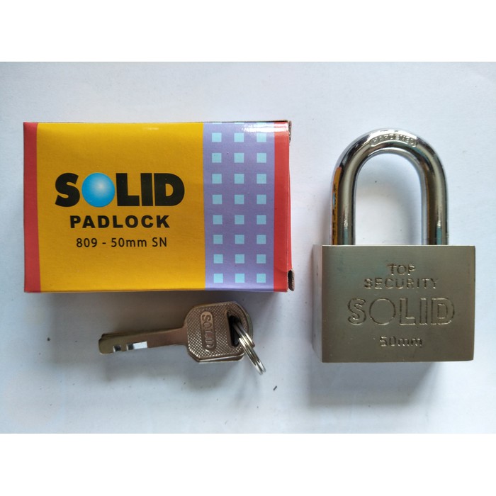 Gembok SOLID 809-50mm pendek  Gembok 50mm pendek  Gembok pagar