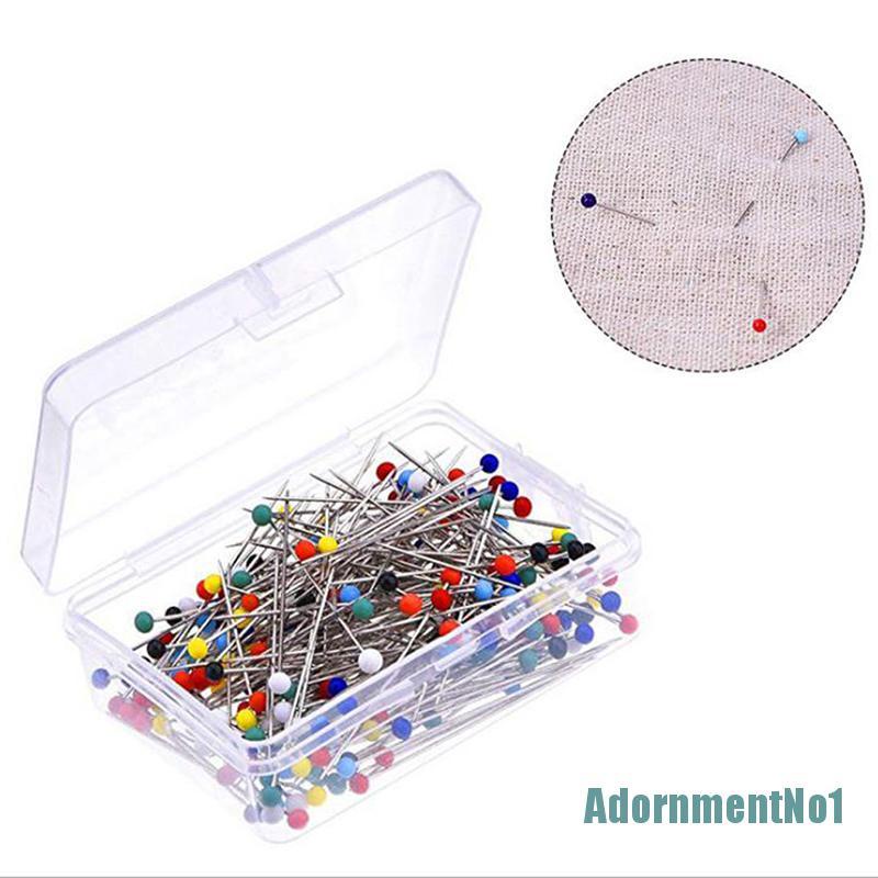 [AdornmentNo1]Sewing Pins 38mm Glass Ball Head Push Quilting Pins for Jewelry DIY Sewing Tool