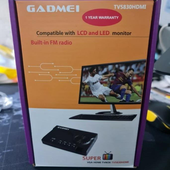 Tv Tuner GADMEI 5830 New HDMI VGA Termurah