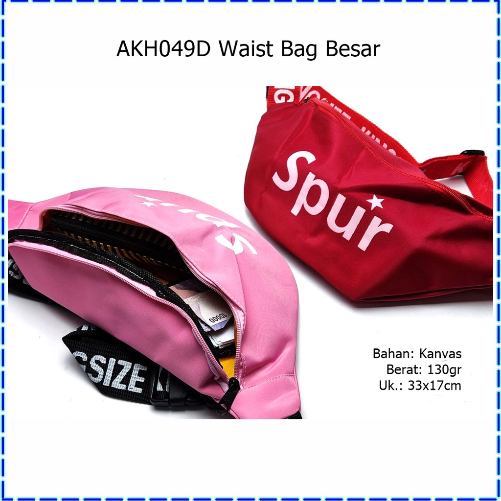 AKH049D Waist Bag/Tas Pinggan Besar