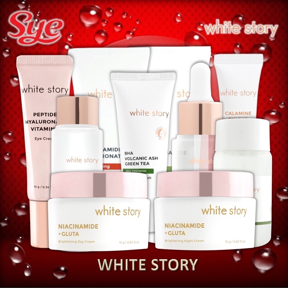 BPOM WHITE STORY SKIN CARE SERIES / WHITESTORY PERAWATAN WAJAH / SYE