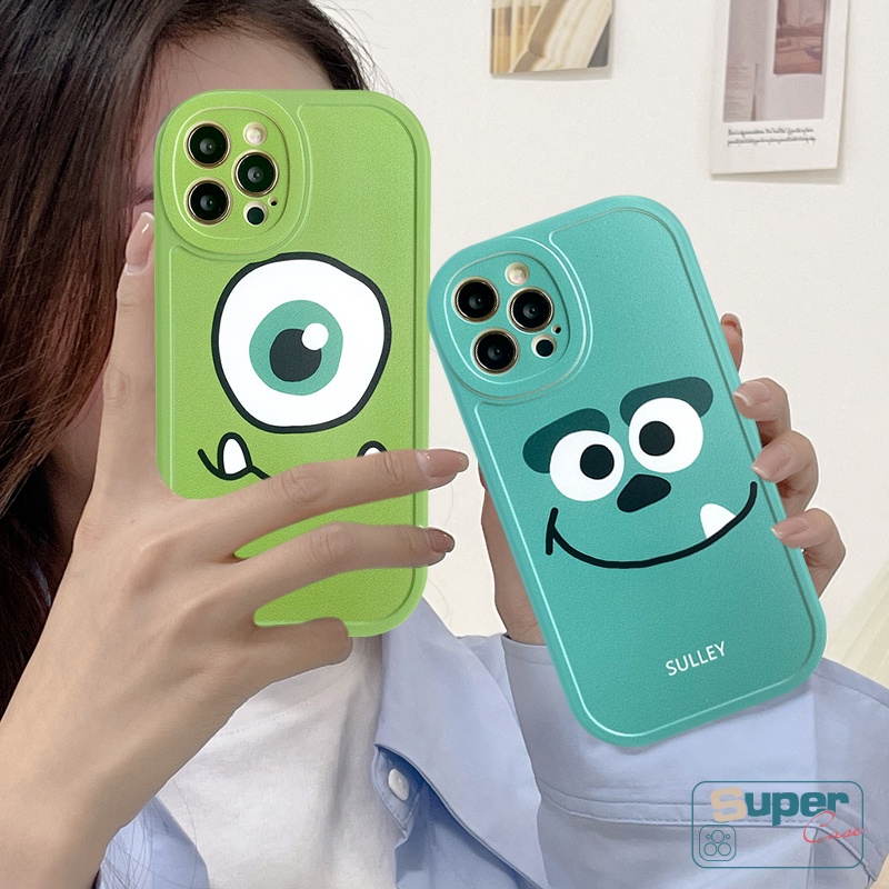 Monsters University Mike Oval Couples Case Xiaomi POCO X3 Pro X3 NFC M3 F4 Redmi Note 11s 10s 8 9s 9 10 11 Pro Max Plus 12C A1 10C 9A 9T 9C NFC K40S Perlindungan Lensa Soft Case