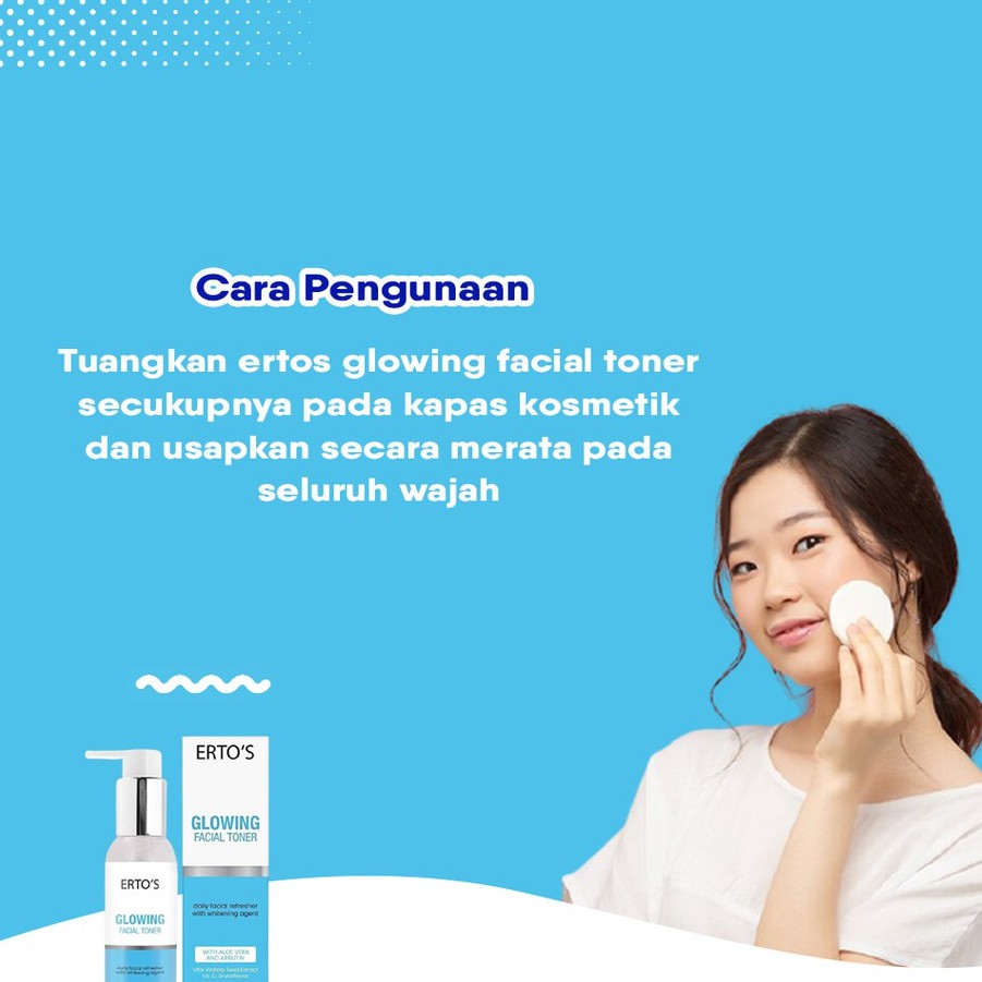 [ORI] FACIAL TONER GLOWING SERIES Ampuh Menyegarkan dan Membersihkan Kulit Wajah dari Kotoran