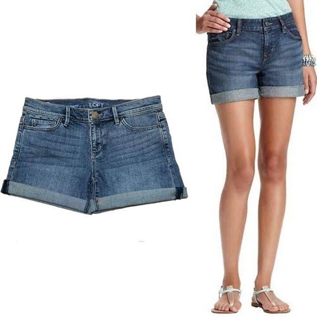 Loft Denim Roll Short