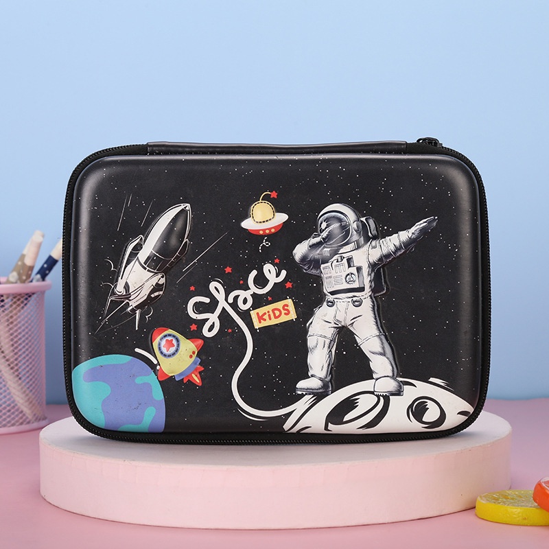 Tempat pensil kotak pensil 3d astronot dino Space tempat pensil 3d 6d bahan EVA untuk anak kado ultah anak