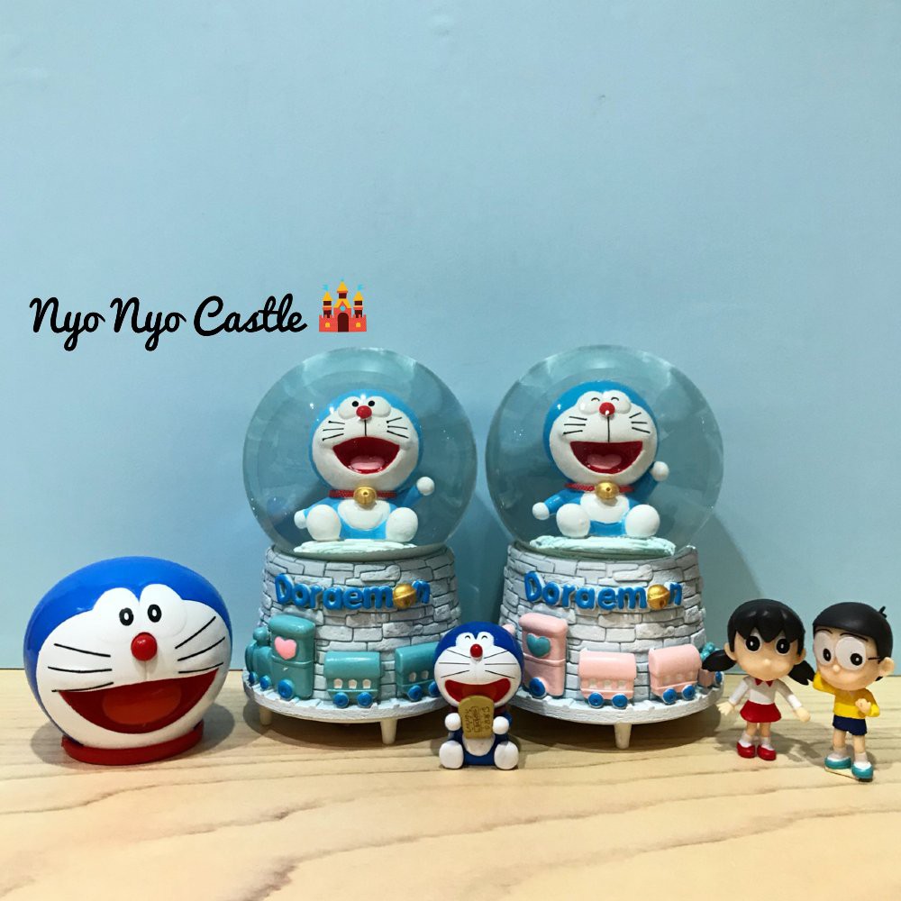 Jual Snowball Bola Kaca Music Box Lampu Hello Kitty Dan Doraemon Ori Shopee Indonesia