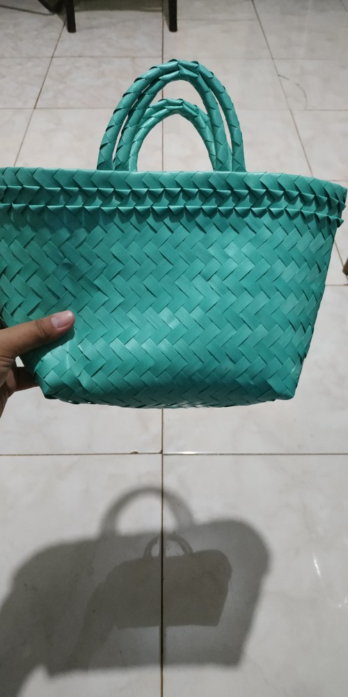 Me&dots - Tas Belanja Anyaman Plastik