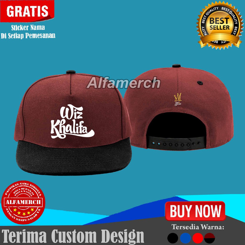Topi Snapback TAYLOR GANG WIZ KHALIFA Distro Murah Keren Pria Wanita
