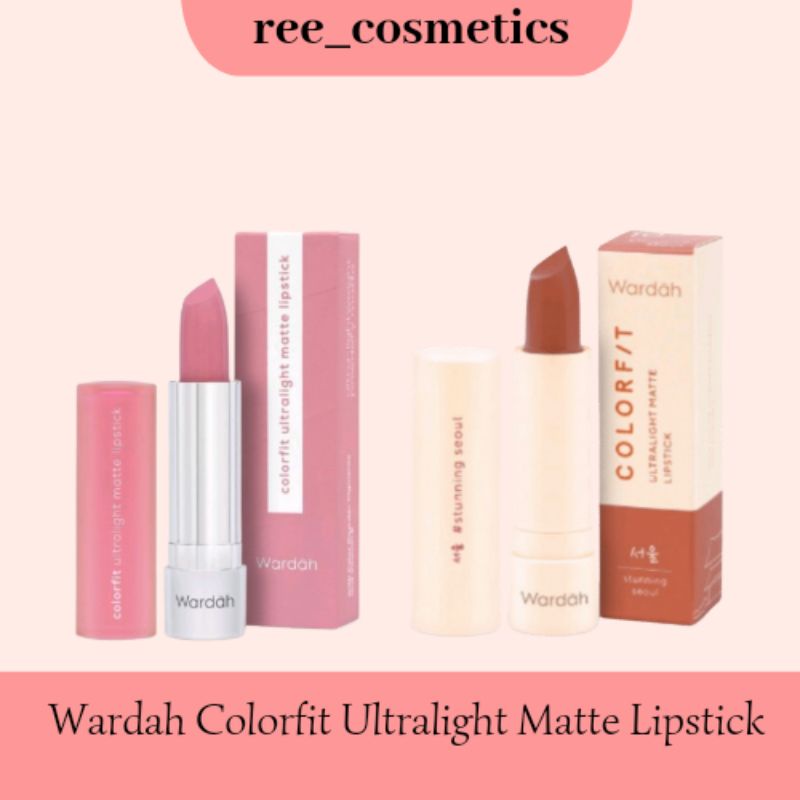 Wardah Colorfit Ultralight Matte Lipstick | Lipstick Wardah