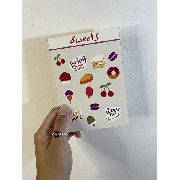 

Stickers deco/sticker jurnal/sticker korea