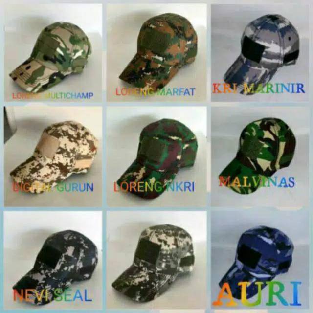 Topi loreng army