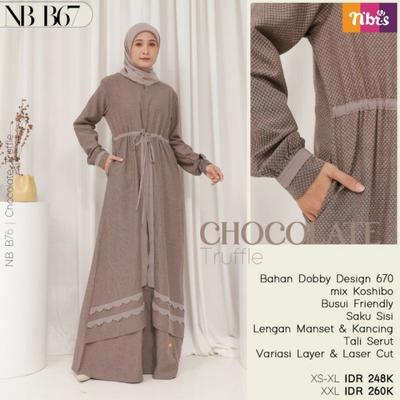 Gamis Serut Polos Busui - Gamis Nibras Polos Jumbo - Gamis Jumbo - Gamis Formal - Dress Formal Polos