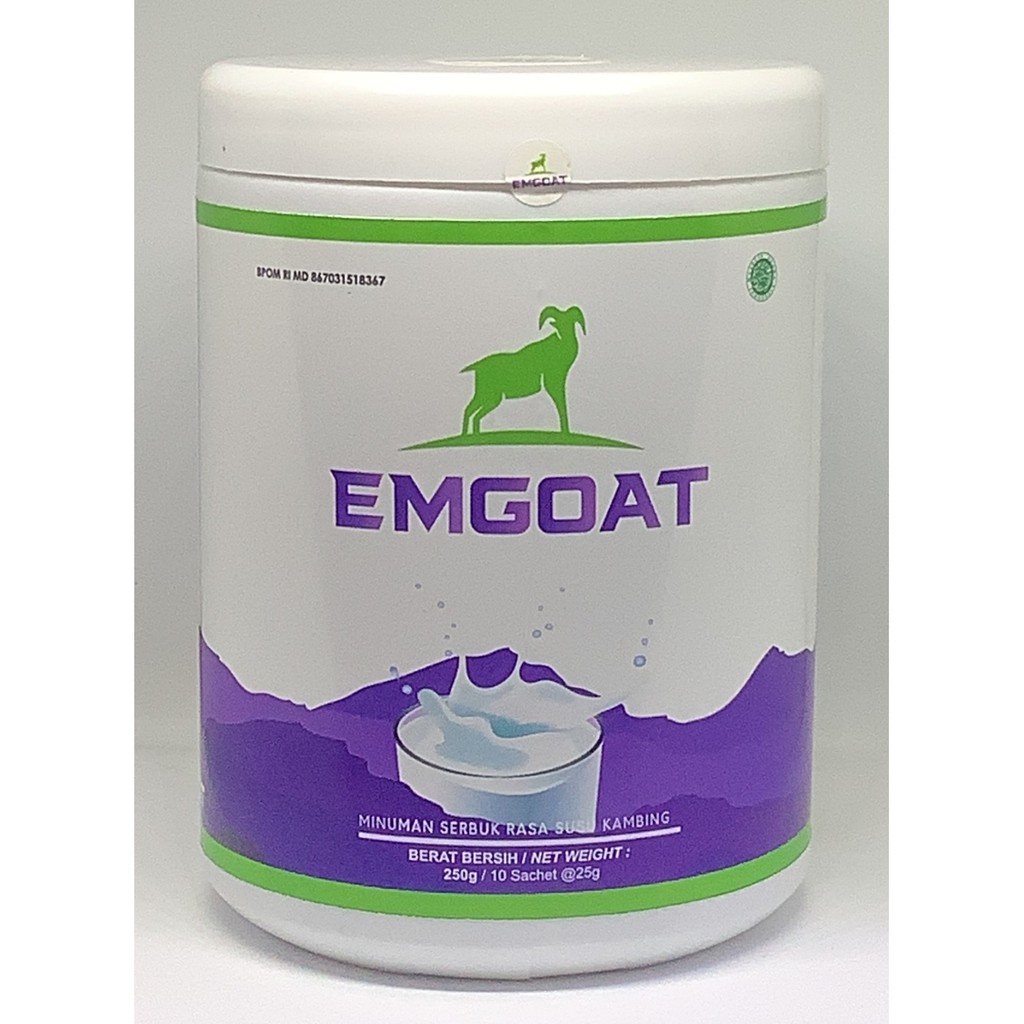 SUSU KAMBING EMGOAT | KOMBINASI KOLOSTRUM | MORINGGA dengan Pemanis STEVIA Aman Untuk Diabet
