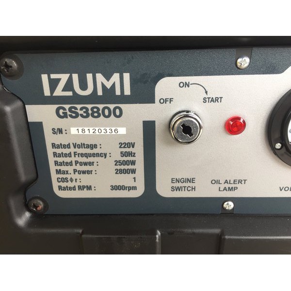 IZUMI GS-3200 GENSET BENSIN 2000 WATT (Generator Listrik) GS-3200