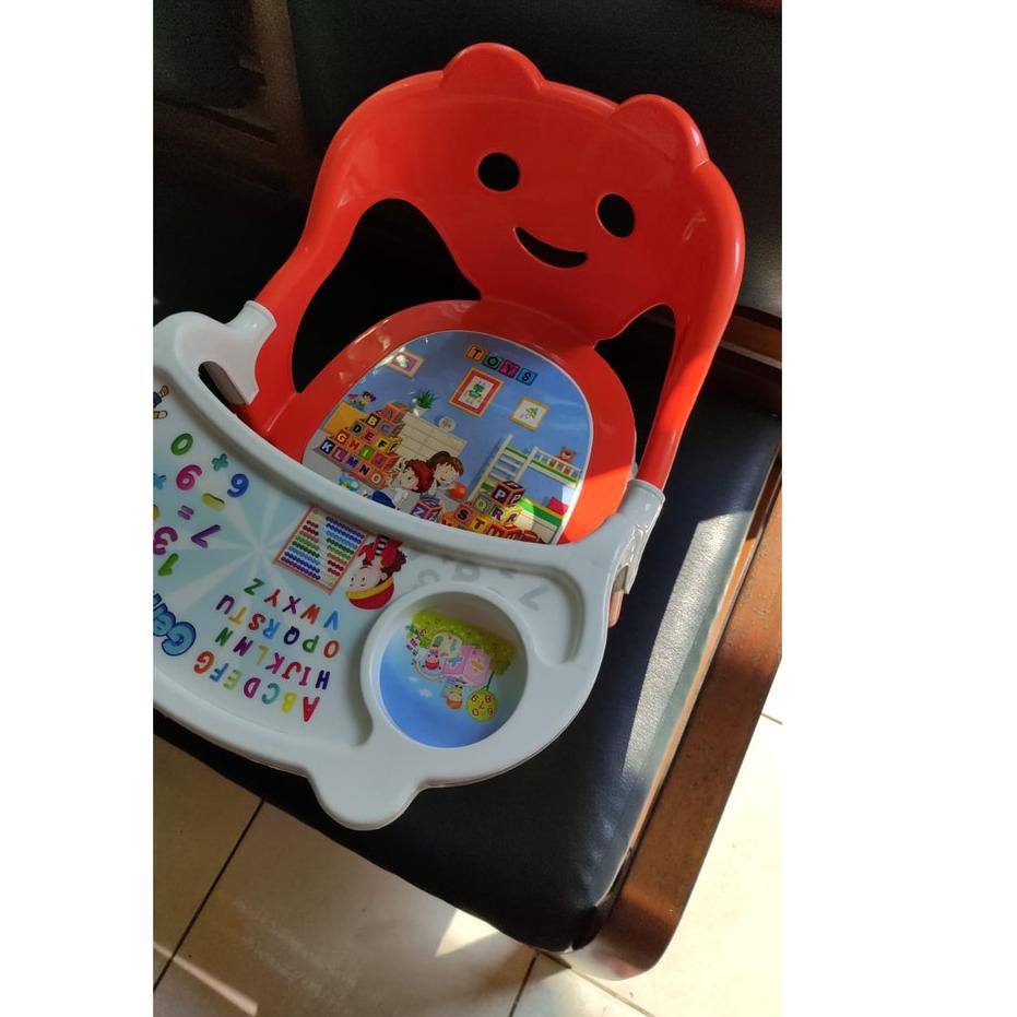 KURSI makan bayi kursi anak KURSI PLASTIK ANAK+KARET ANTI SLIP KURSI MAKAN BAYI