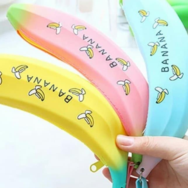 

D KOTAK PENSIL PISANG BANANA SILIKON 0B71 71