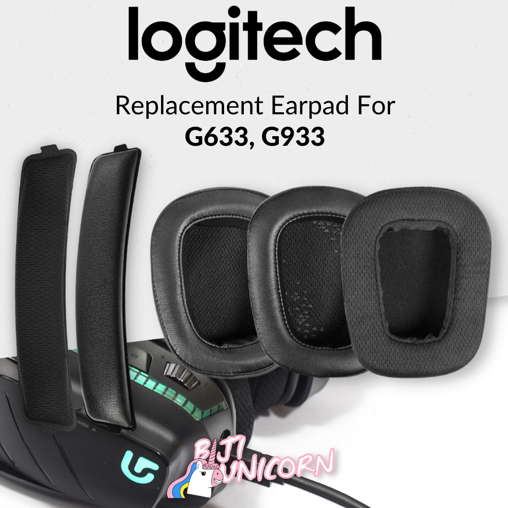 Earcup Earpad Ear Cushion Logitech G933 G633 Busa Bantalan Foam