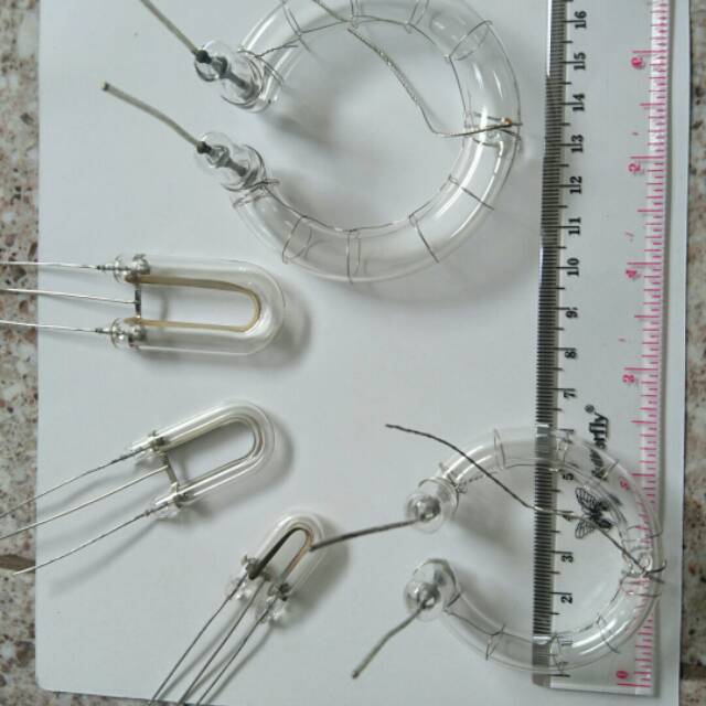 Flashtube Lampu flash blitz bulat diameter 6cm primadona mesin stempel flash