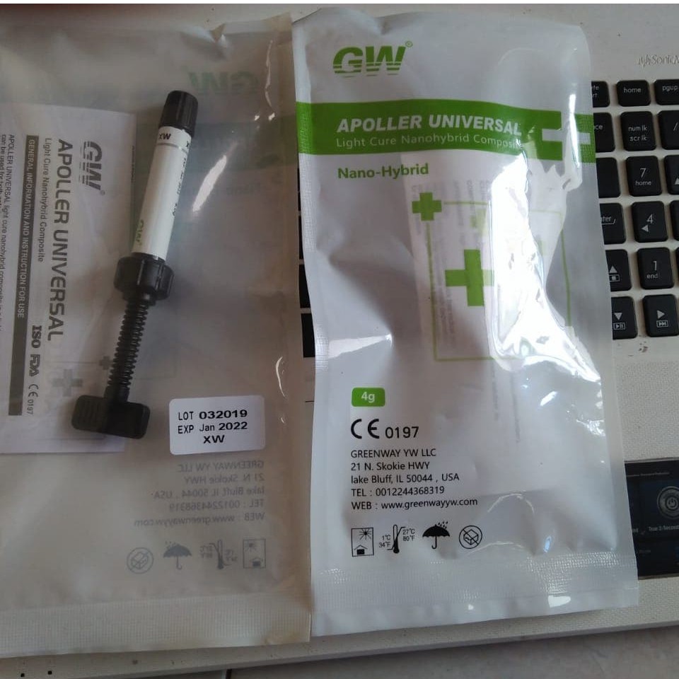 Komposit Dentex XW Extra White Veneer Gigi Super Putih DX Anterior All Purpose