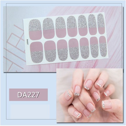 14Pcs/Stiker Kuku Murah / Nail Art Sticker / Nail Art Stiker / Nail Art &amp; Sticker Tipe DA