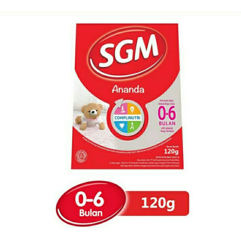 susu SGM Ananda 2 1000gram exp 2025