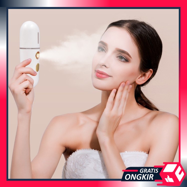 Gratis Ongkir - 5427 Mini Nano Spray Perawatan Wajah / Nano Spray Portabel / Mini Facial Humidifier 