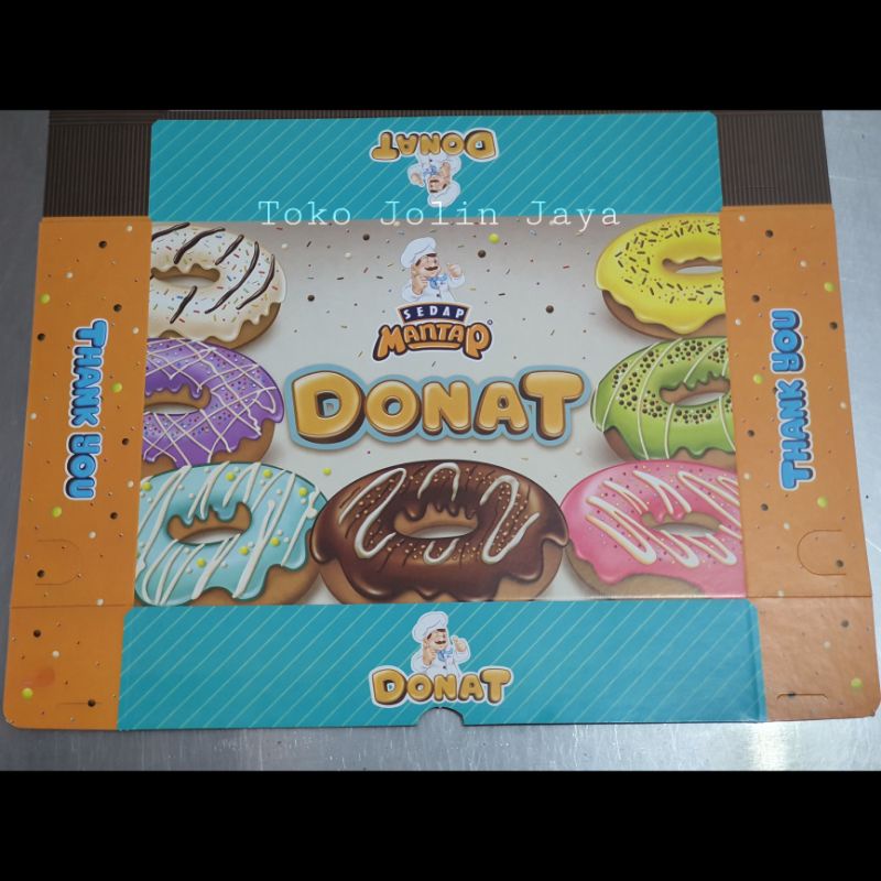 

(Khusus Instant) 1 lbr kotak donat