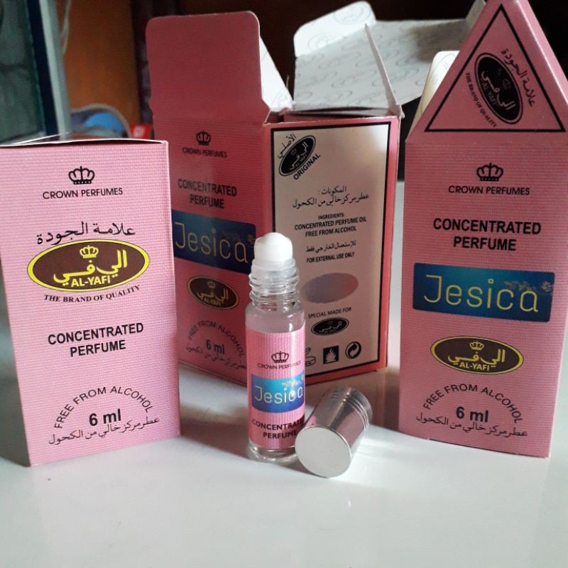 JESSICA Parfum AlYafi Minyak Wangi Roll On Non Alkohol Kemasan 6ml