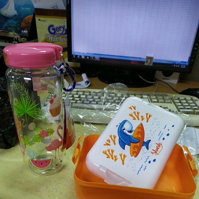 Kotak Makan / Botol Minum Technoplast Amused Sport 780ml