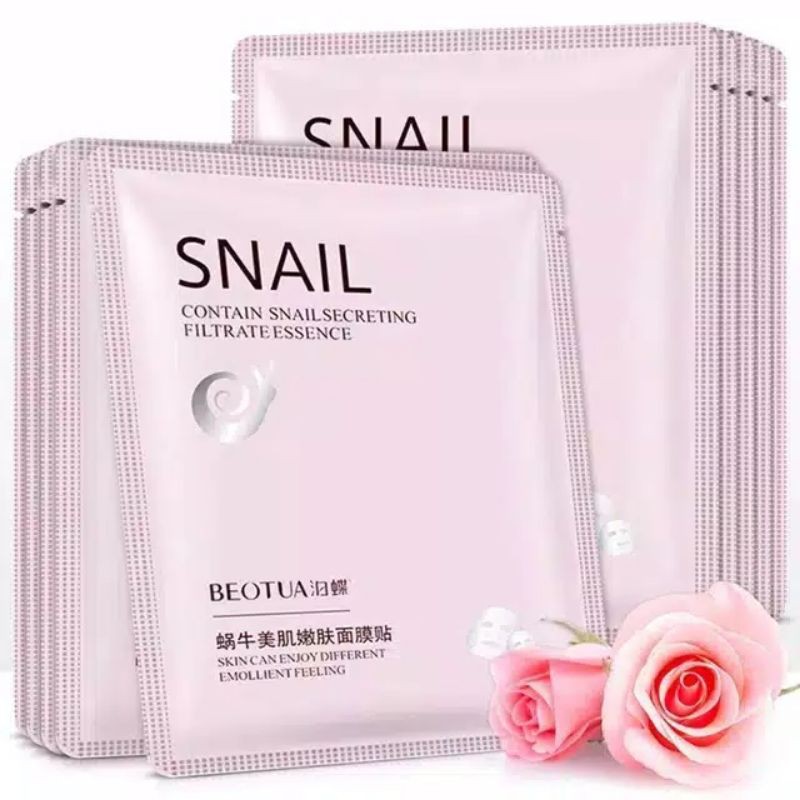 L3 Masker Wajah Snail | Face Mask Korea Beotua Beo tua | Secret Snail Filtrate Essence