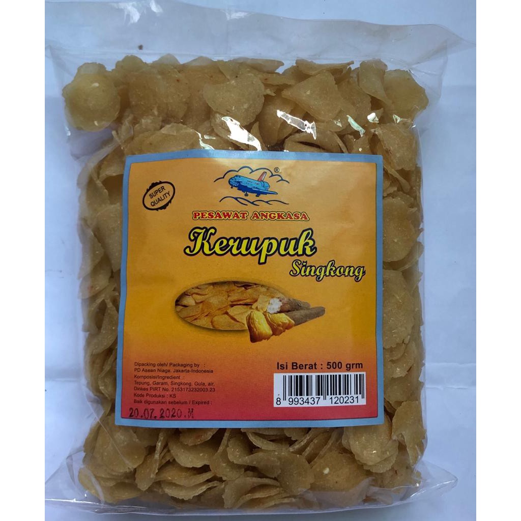 

Kerupuk singkong cap pesawat