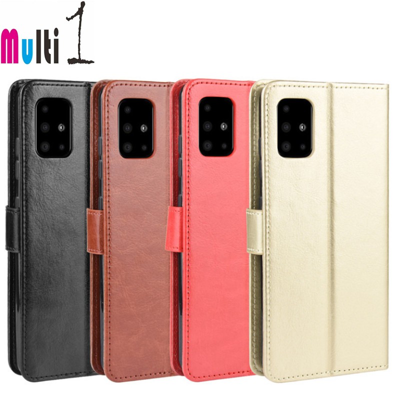 Leather Case Samsung Galaxy A51 Samsung A 51 Flip Cover